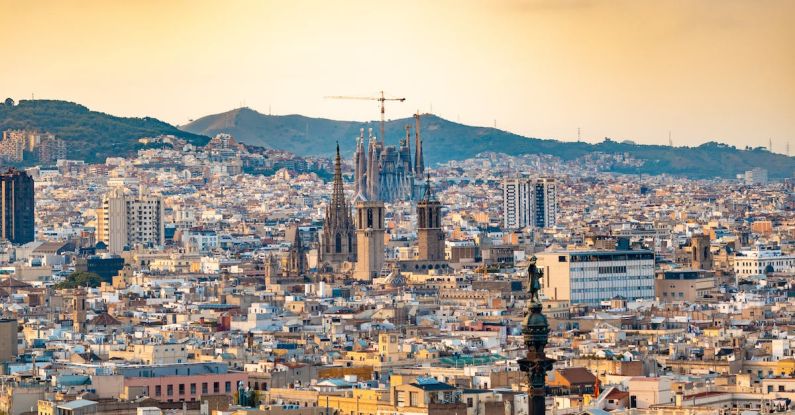 Sagrada Familia - Aerial Photography of High-rise Buildings