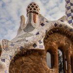 Park Güell - Brown and White Building under Blue Sky