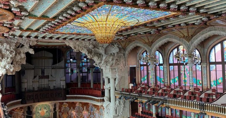 Palau Música Barcelona - Interior of Palau de la Musica Catalana