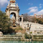 Parc Ciutadella - Cloud over Fountain in Parc de la Ciutadella