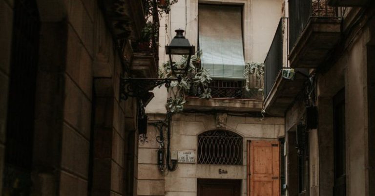 Festivals Barcelona - People Walking In A Narrow Alley