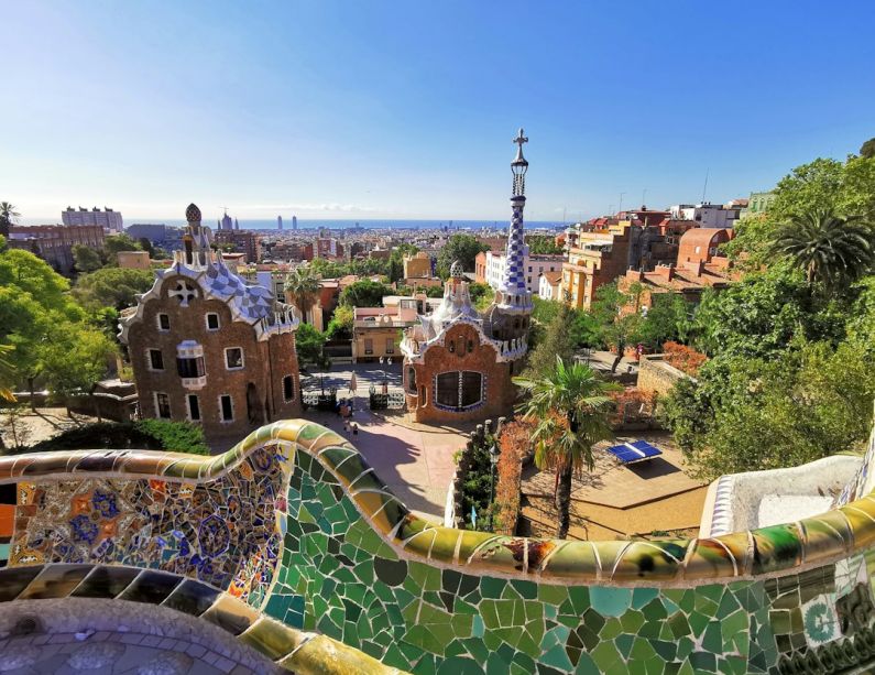 Barcelona - aerial view of city buildings during daytime