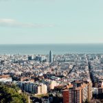Barcelona - aerial view of city buildings during daytime