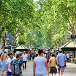 Barcelona - people walking on street during daytime