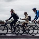 Cyclists - people riding bike