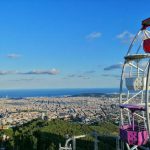 Barcelona - red and white metal frame