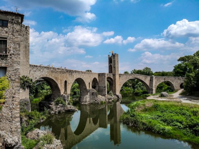 Catalonia - beige concrete bridge