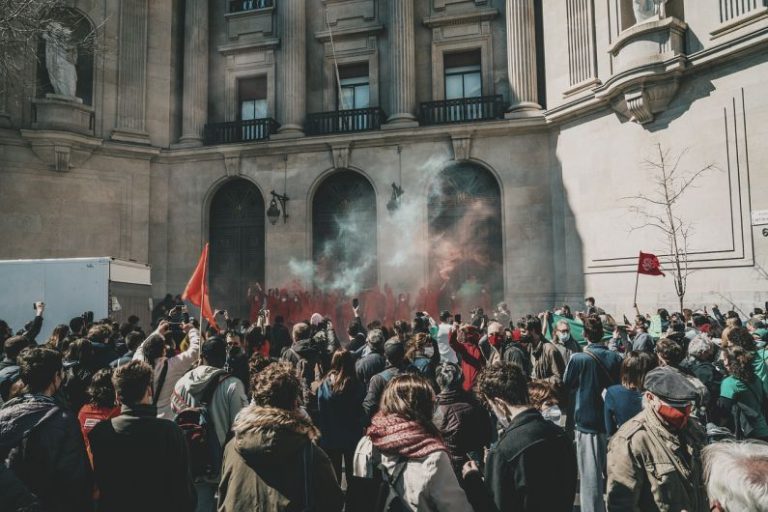 Barcelona - riot, protest, street