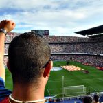 Barcelona Football - man, fan, person