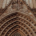 Barcelona - Worm's Eye view of the Barcelona Cathedral