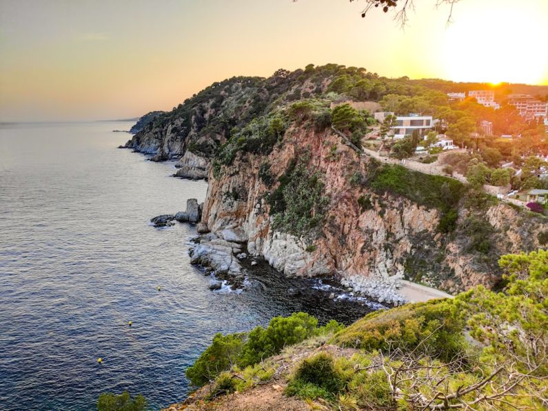 Catalonia - aerial photo of cliff during daytime
